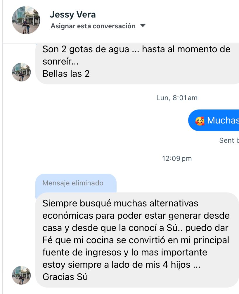 Mensaje de Jessy Vera sobre sus ingresos